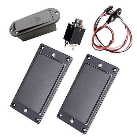 Aktiv Pickup Batterideksel Humbucker Pickuper for 6-strengs Elektriske Gitarer