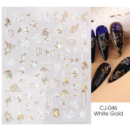 Kynsitarrat 3D Pronsing Flowers CJ-046