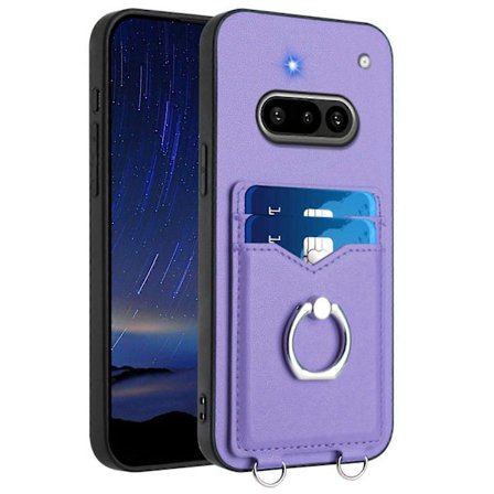 (Ny) R20 Ring Kortholder Telefoncover - Xin Purpl_ma