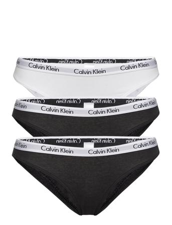 Bikini 3Pk Truse Brief Truse Svart Calvin Klein