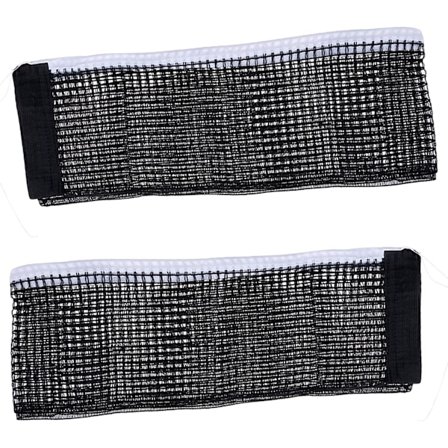 Ping Pong Nett 2 stk Sammenleggbar Ping Pong Nett 180 * 14cm Svart Bordtennisnett for Sammenleggbart Bord Konkurransetrening