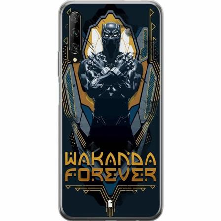 Huawei P Smart Pro 2019 Genomskinligt Skal Black Panther: Waka