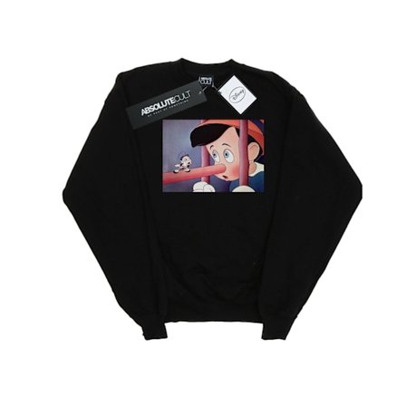 Disney Pojkar Pinocchio Näsa Still Sweatshirt 3-4 År Svart