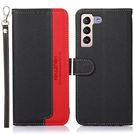 Samsung Galaxy S22+ RFID Blocking KHAZNEH Phone Cover - Black/Red