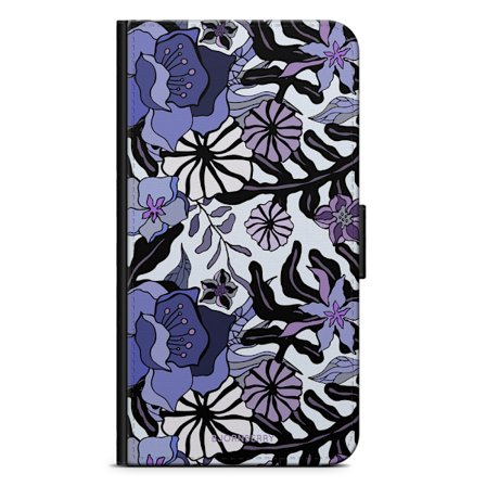 Bjornberry Fodral Samsung Galaxy S21 Ultra- Lila Blommor