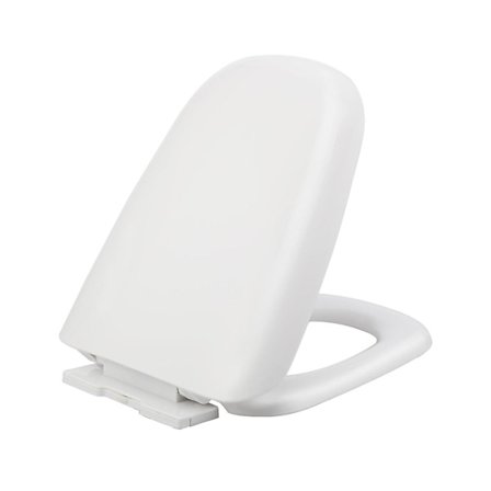 Forlenget Toalettsete med Sakte Lukking og Sklisikre Stoppere