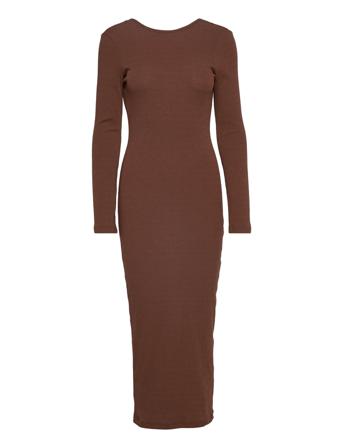 Ensulphur Ls Dress 6922 Dresses Bodycon Dresses Brun Envii