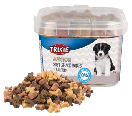 Trixie - Junior myke snackbein med kalsium, 140 g - Hund - Hundegodbiter & tyggebein - Belønningsgodbiter for hund - ZOO.no