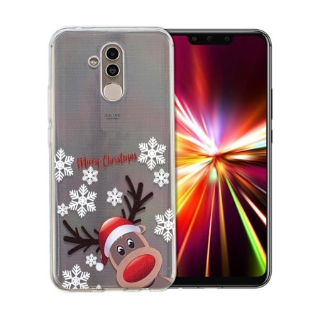 Huawei Mate 20 Lite joulu kuviollinen silikooni muovinen joustava takasuojakuori - Jouluporo Ja Teksti