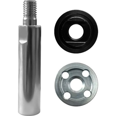 Model 100 Vinkelsliber Forlængerstang, M10 Gevind Poleringsværktøj med Trykplader (80mm)