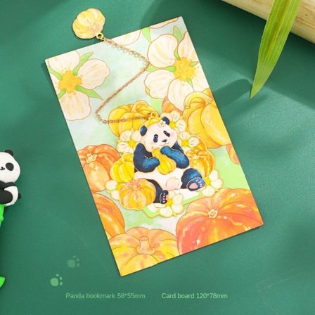 Metal Panda Bookmark Book Clip STYLE 6 STYLE 6
