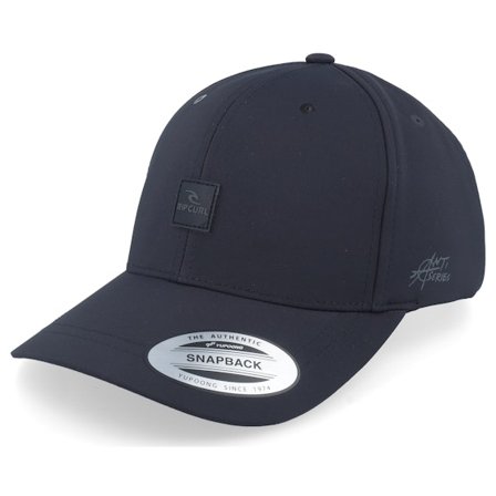 Rip Curl - Black - adjustable - Cap - Anti-series Soft Tech Cap Black Adjustable - Hatstore