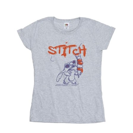 Disney Dam/Kvinnor Lilo & Stitch Glassar Bomull T-shirt L