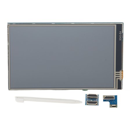 4 tommers HD Multimedia Interface LCD IPS-skjerm 800x480 resistiv berøringsskjermgrensesnitt for RPi 4 B 3 B 3 B+ 2 B B+