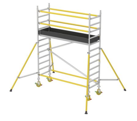 W.steps RT 750XR Rullestativpakke plattformhøyde 2,2 m., Stiger & stillaser