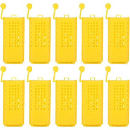 10 stk dronningbur, birøkt avlskoppsett plast dronningbur