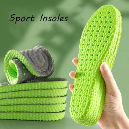 Sport Shoe Insoles Sweat Absorption Deodorizing Insole Plantar Fasciitis Insoles for Feet Man Women Running Orthopedic Shoe Sole