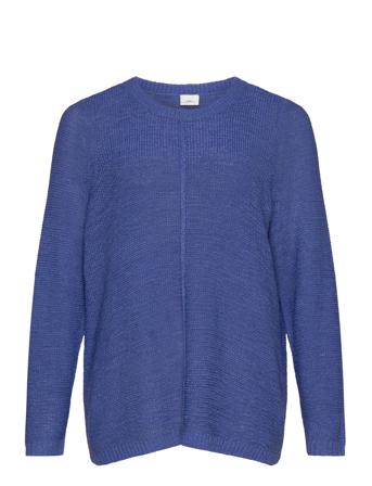Carnew Foxy L/S Pullover Knt Blue ONLY Carmakoma
