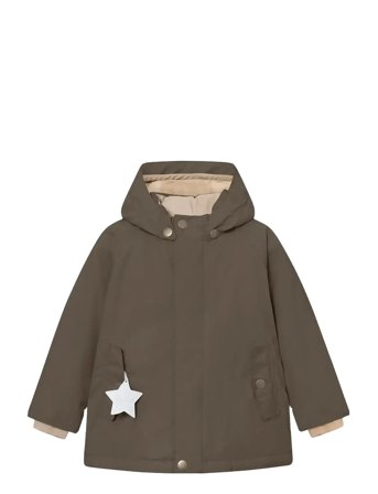 MINI A TURE Matwally Fleece Lined Winter Jacket. Grs - Khaki green - 80
