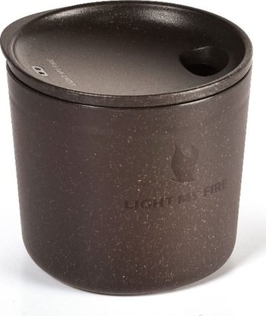 Light My Fire Mycup ́N Lid Short eating utensils Brown OneSize