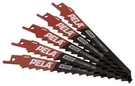 PELA 488386 Tigersågblad 150 mm, 3 TPI, 5-pack, Maskintillbehör & förbrukning