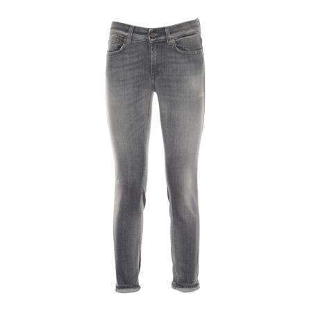 Dondup, Slim-fit Jeans Grijs, Dames, Maat:W29