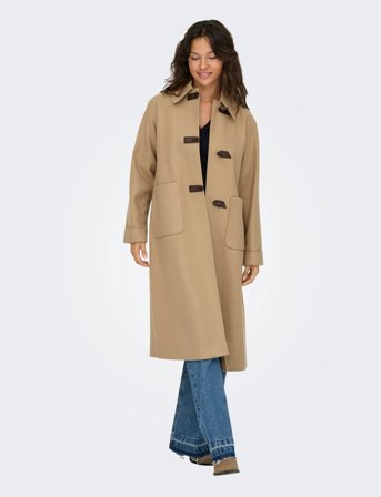 ONLY Onlevie Life Coat Otw - Beige - M