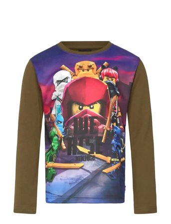Lwtaffy 613 - T-Shirt L/S Khaki LEGO Kidswear