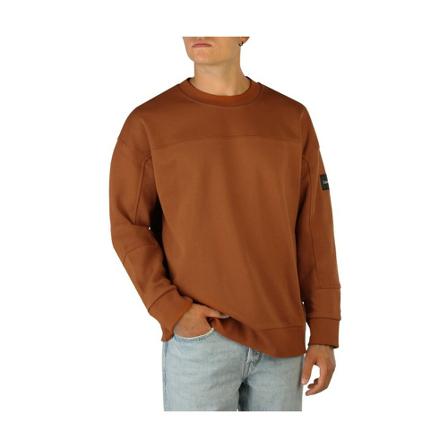 Calvin Klein, Sweatshirt Bruin, Heren, Maat:S