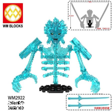 Anime-serie Ninja Susanoo minifigur modell byggeklosser monteringsleketøy pose