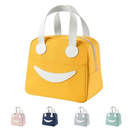Isoleret madtaske sød tote taske let at rengøre madkasse taske egnet til kvinder mænd piger drenge børn. (PA)