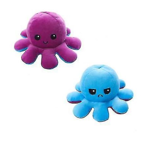 Vändbar Flip Octopus Plyschdocka