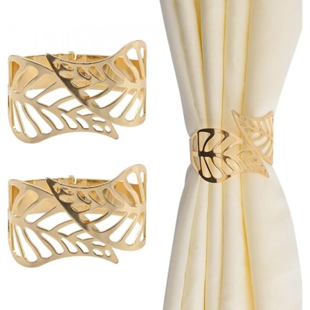 2 kpl ontto kulta lehti verhon pidikkeitä jousi verho pidike pidike kotiin toimistoon