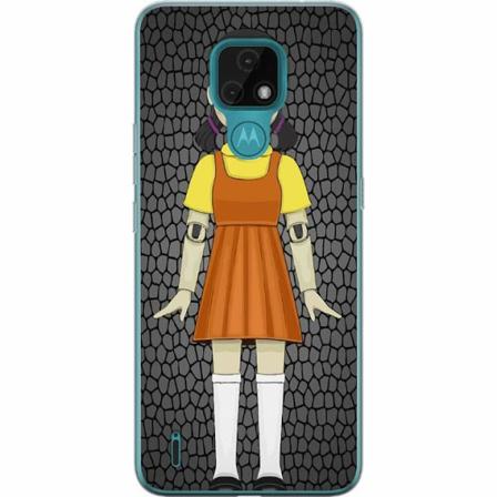 Motorola Moto E7 Mjukt Skal - Squid Game