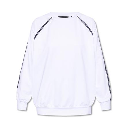 Love Moschino Sweatshirt with logo Hvid, Dame, Størrelse: XS