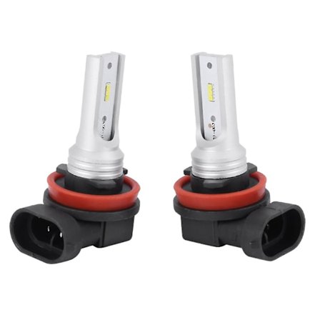 H8 H11 H16 LED-sumuvalot, kylmä valkoinen 6500k (2 kpl)