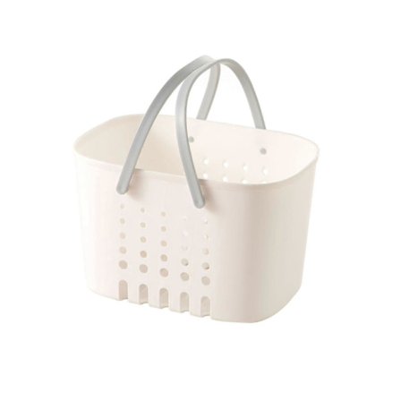 Dusjkurv i plast, bæreveske, hul, bærbar organizer for hjem, leilighet