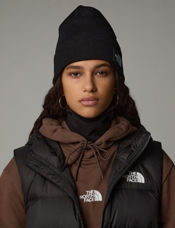 The North Face Dock Worker Recycled Beanie - Black - ONE SIZE