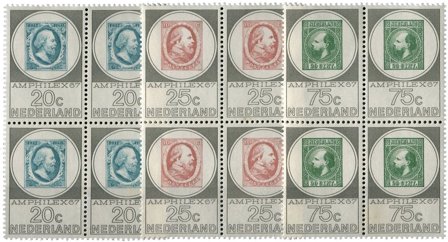 Holland 1967 - NVPH 886-888 - 4-blokke - Postfrisk