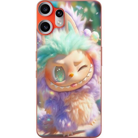 Kompatibelt Mobilskal till Nothing Nothing CMF Phone 2 Pro Söt fantasikaraktär med fluffig päls, pastellfärger och kawaii-stil, lekfull illustrati