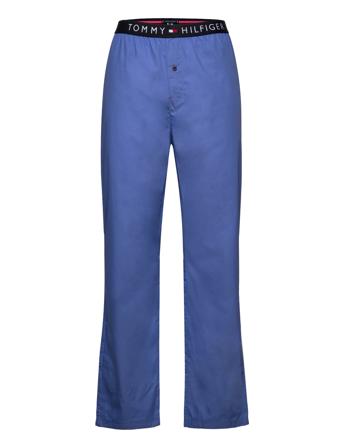 Ls Pant Woven Set Pyjamas Blå Tommy Hilfiger*Betinget Tilbud