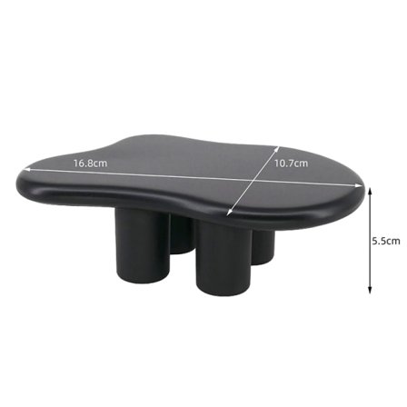 1. 1:6 Mini Te-bord Stue Legetøj Dukkehus Tilbehør Gør