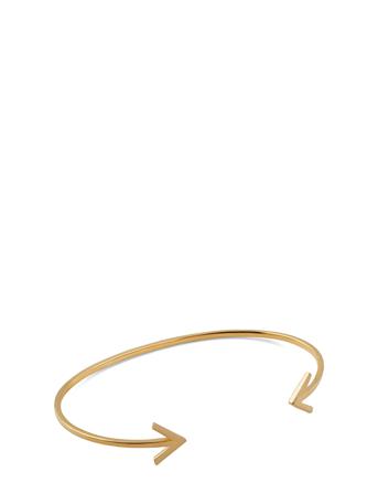 Strict Plain Bangle Arrow Accessories Jewellery Bracelets Bangles Guld Syster P