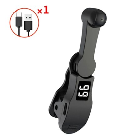 Automatisk skærmklikker til smartphone-spil og videostreaming-tapper med stativ, sort