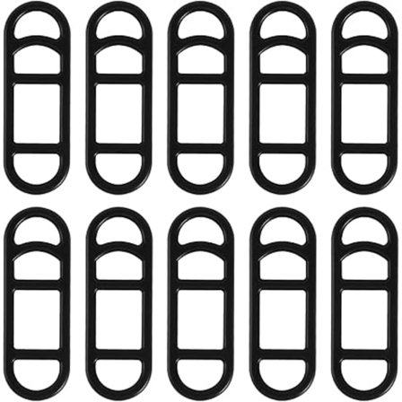 Silikonband för Cykel, 10 Stycken Cykel Silikonband, Cykel Fästband Silikonstyrehållare för LED Ficklampa Cykellampa