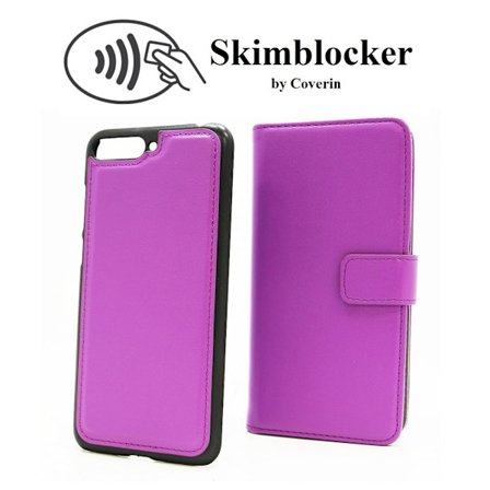 Skimblocker Magnet Wallet Huawei Y6 2018