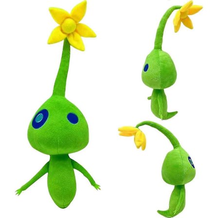 Pikmin Pehmolelu, Oatchi Pehmot, Jää Pikmin Pehmolelut Lelu, Mielenkiintoisia Kasvimaisia Olentoja, Pelifanien Lahja Lapsille ja Aikuisille (Vihreä)