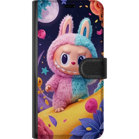 Motorola Moto G34 Tegnebogsetui Samler figur monsterkanin med hætte udgave