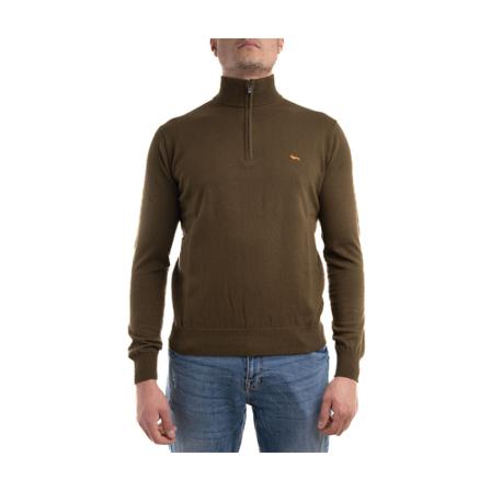 Harmont & Blaine Zip-throughs , Groen , Heren , Maat: 4XL Hoodies & sweatvesten