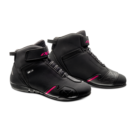 Motorradstiefel Ixon Gambler Damen Schwarz/Fuchsia 41